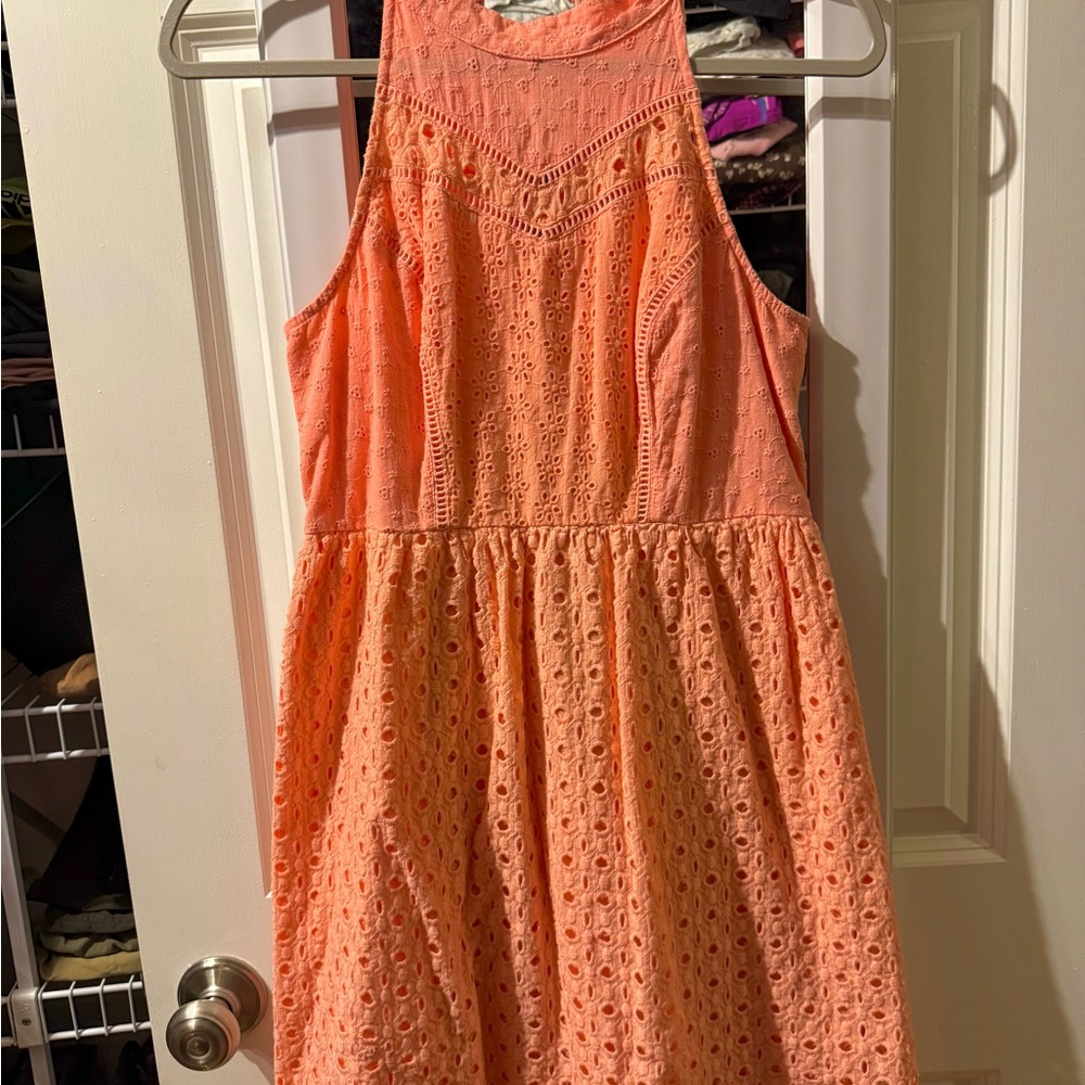 Xhilaration Peach Floral Dress